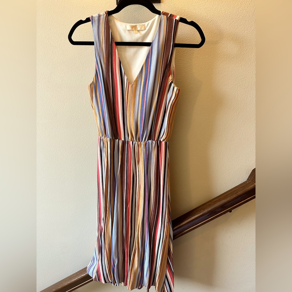 Tank style midi dress. Multi colored. Size XS